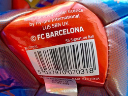 FC Barcelona signature ball (official product)