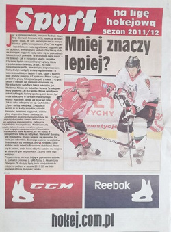 Poland Ice Hockey Ekstraliga 2011-2012 Fan's Guide (Sport Extra magazine)