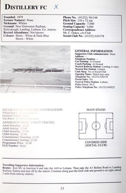 The Supporters Guide to Irish Football 1997