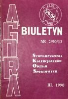 Bulletin of Sport Souvenirs Collectors Association "Agora" nr 2(13)/1990