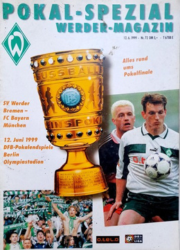 German Cup Final Werder Bremen Magazine special edition (12.6.1999)