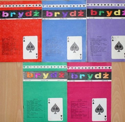 "Bridge" monthly magazine 1988 (5 issues)
