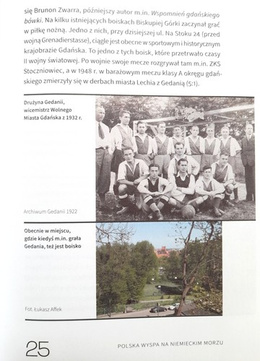 White-reds from Gdansk. Football in sport club Gedania