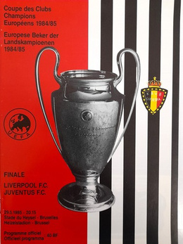 Liverpool FC - Juventus FC European Champions Cup Final (29.5.1985) official programme