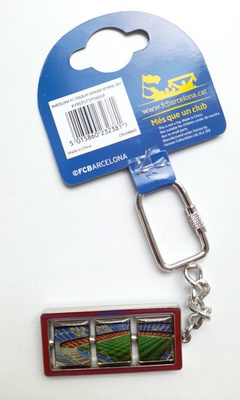 FC Barcelona Camp Nou Stadium two sides key ring (official product)
