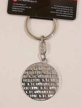  1. FC Nurnberg crest keyring (official product)