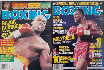 Boxing Scene Magazine 1991-1992 (2 issues)