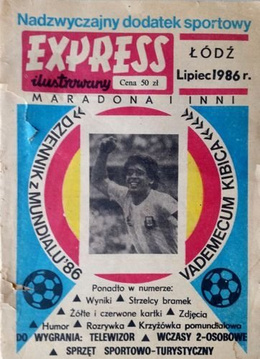 Express Ilustrowany - World Cup'86 Diary. Fan vademecum