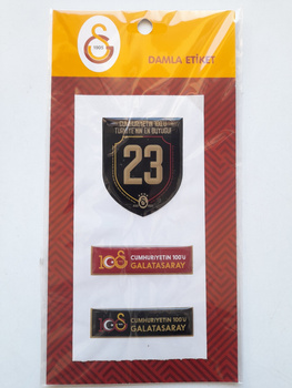 Galatasaray SK 3 piece sticker set (official product)
