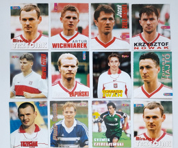 Poland National Team football players 1998-99 set of 12 cards (Bravo Sport Magazine)