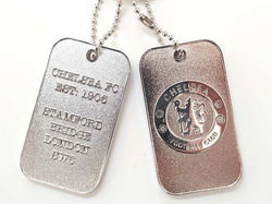 Chelsea FC dog tag keyring (official licensed product)