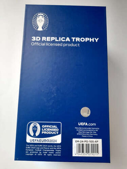 Replica of the trophy of the UEFA Euro 2024 Germany, 13,5 cm (Official Licensed Product)
