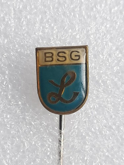 BSG Langburkersdorf badge (East Germany, epoxy)