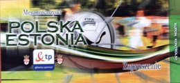 Poland - Estonia match ticket (16.11.2005)