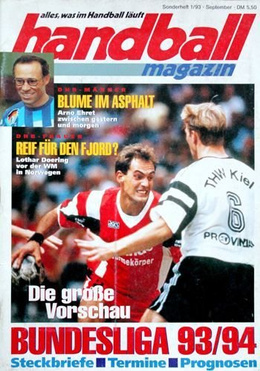 Bundesliga handball Fans Guide 1993-1994 (Handball magazin)
