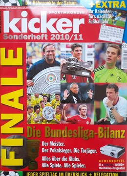 The Bundesliga 2010/2011 season summary (Kicker magazine)