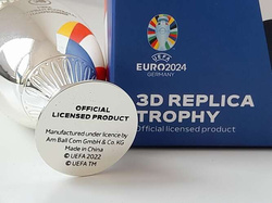 Replica of the trophy of the UEFA Euro 2024 Germany, 10 cm (Official Licensed Product)