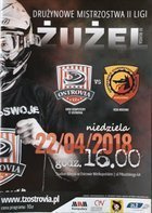 Ostrovia Ostrów Wielkopolski - KSM Krosno Team League Championship II speedway official programme (22.04.2018)