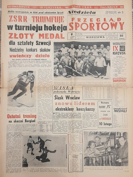 Przeglad Sportowy Magazine (nr 73/1966) - The XII Athletic Memorial of Janusz Kusocinski
