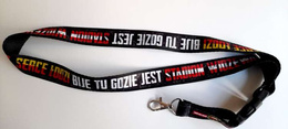 RTS Widzew Lodz. The Heart of Łódź - Widzew Stadium fans key lanyard