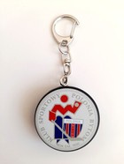 Keyring KS Polonia Bytom ice hockey team crest & player mini puck keyring (official product)