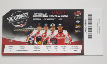 Poland Speedway Grand Prix of World Championship (Warsaw, 13.5.2017) ticket