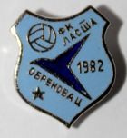 FK Lasšca Obrenovac (enamel, with signature)