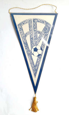 Chelsea FC F.A. Cup 1970 & Cup Winners Cups' 1971 winner big pennant (the 70's)
