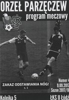 Orzel Parzeczew - LKS II Lodz (09.09.2017) Official Programme