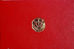 LZS Sieradz Honours Badges - golden, silver, bronze (with cards)