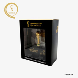 FIFA World Cup Qatar 2022 miniature trophy replica in frame (Official Licensed Product) 4,5 cm