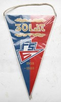 30th Anniversary of Energetyk Sport Federation 1958-1988 pennant