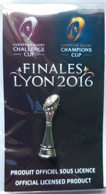 European Champions Cup Rugby Final Lyon 2016 trophy (Official Licensed Product)