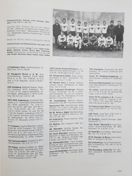 75th Anniversary of Austrian Football Association (Volume 2) Bundesliga and District Associations