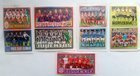 Famous football clubs team's stickers (9 pieces)