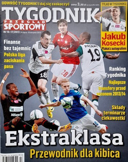 Przeglad Sportowy weekly magazine (nr 16-17/2013). Ekstraklasa Fan's Guide