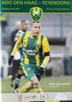 ADO Den Haag - Feyenoord Eredivisie (05.05.2013) official programme