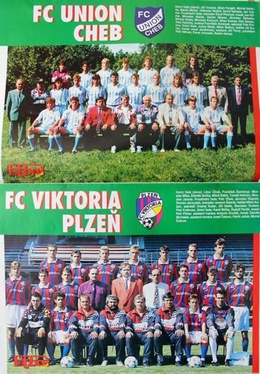 The Czech Republic football league Fans Guide 1994-1995 (Fotbal Sport)