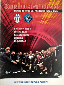 Hurtap Łeczyca - Akademia Futsal Club, Polish Futsal Super Cup (5.9.2009) match programme