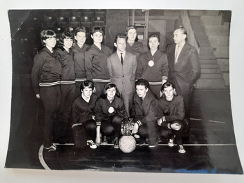 Photo Korona Kraków womens' basketball team (Finals 1965, Poznań)