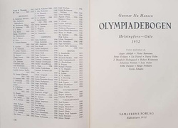 Olympic yearbooks 1948-1952