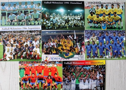 The FIFA World Cup Champions 1930-2018 postcards (21 items)