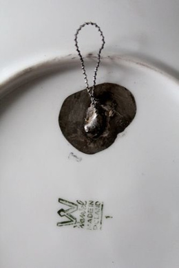 Souvenir plate World Cup Germany 1974 (original Polish porcelaine with signature)