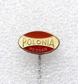 Polonia Poznan badge (lacquer)