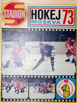 "Stadion" special edition (Czechoslovakia) - Ice Hockey 1973 Moscow. World and European Championships