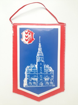 TJ Slezan STS Opava ice hockey young team pennant (Czechoslovakia)