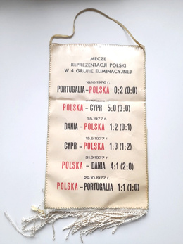 FIFA World Cup Qualification Argentina 1978 Poland Team promotion large pennant