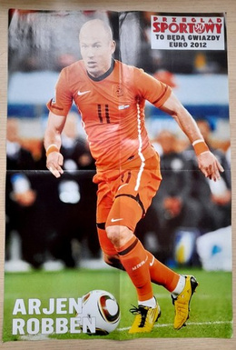 Wojciech Szczesny, Arjen Robben - UEFA Euro 2012 big poster (two side)