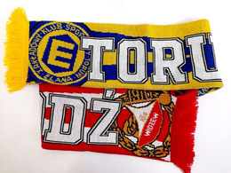 Widzew Lodz Elana Torun fans friendly scarf
