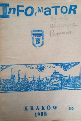 Bulletin of Polish Sport Souvenirs Collectors Association - volume 30 (1988)